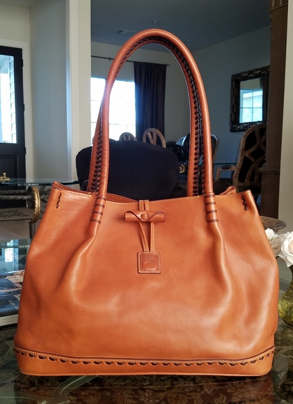 Dooney & Bourke Handbags - LARGE Dooney Florentine Double Handle Toggle Tote
